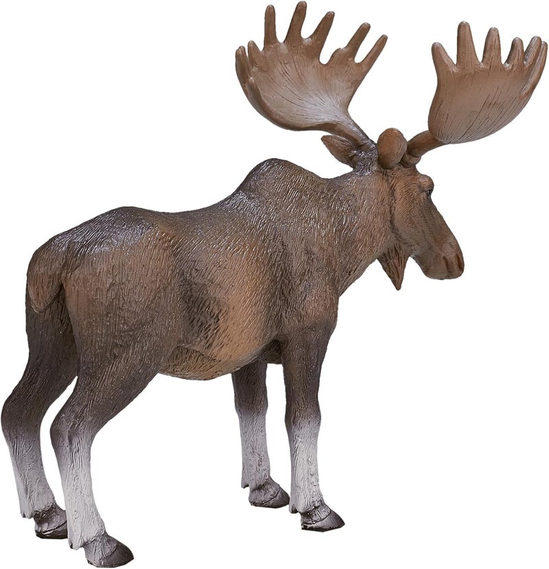 MOJO Moose (European Elk) Realistic International Wildlife Hand Painted Toy Figurine - Image 3